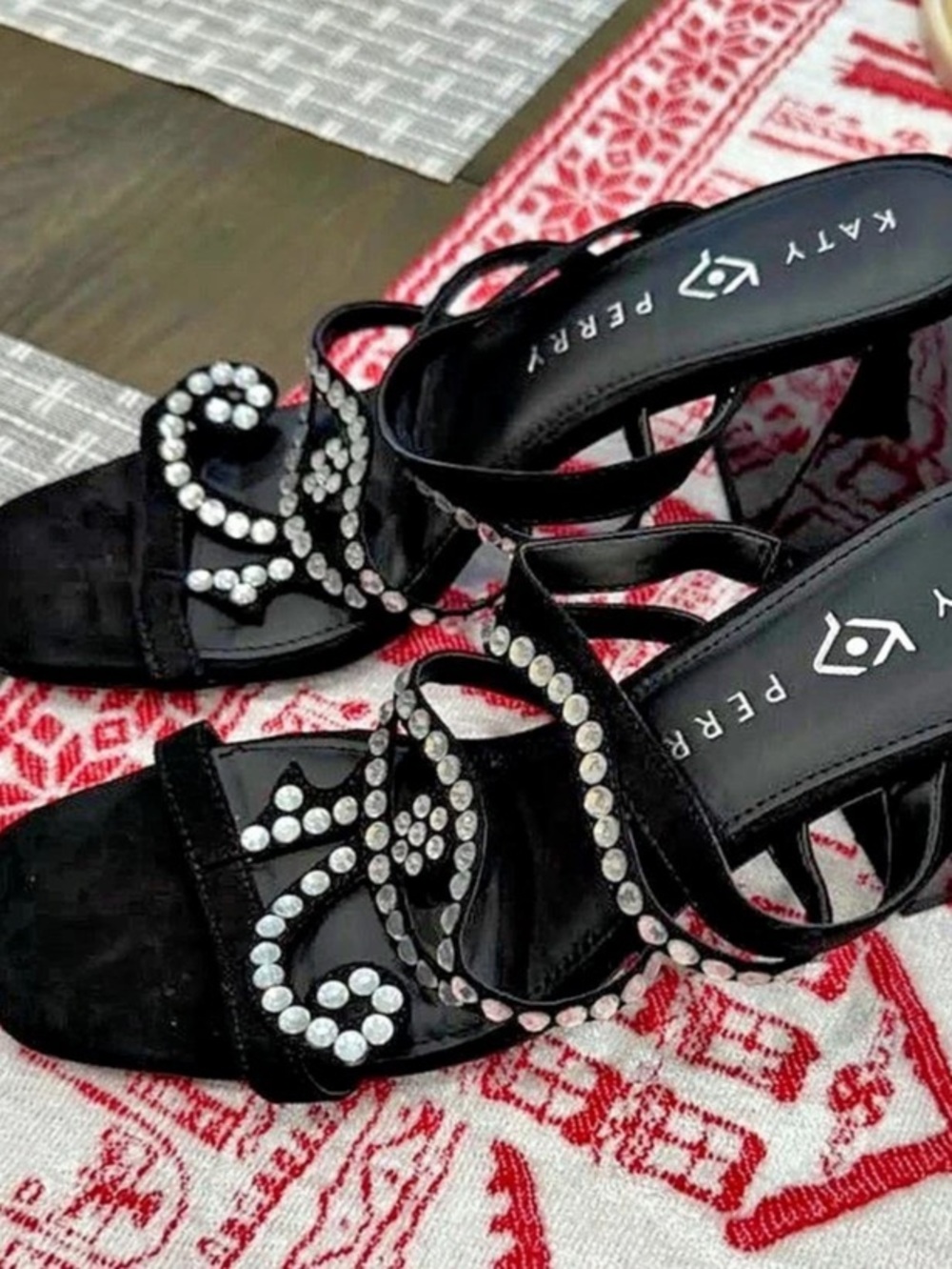 Katy Perry The Layla Heeled Sandal Black